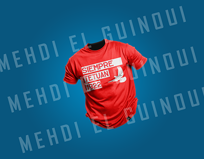 Project thumbnail - Tshirt football Tetuan
