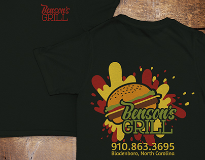 Benson's Grill logo/t-shirt design