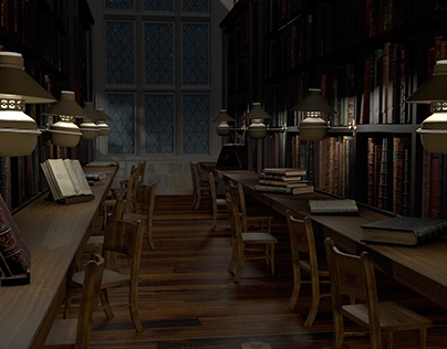 Harry Potter Hogwarts Library