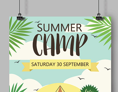 Summer Camp Poster Design