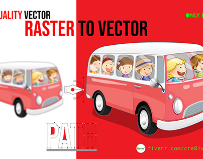 Convert vector tracing, logo to vector, image to vector
