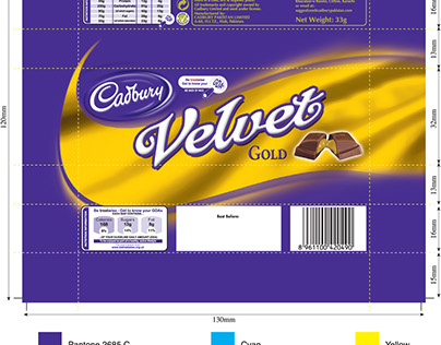 Packaging Cadbury Velvet