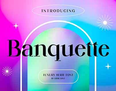Banquette Luxury Serif Font
