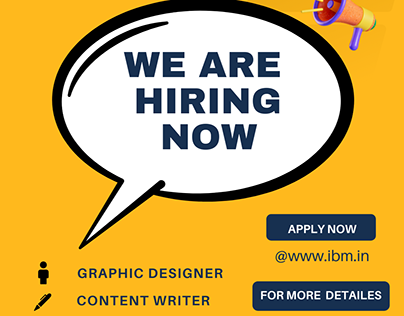 We are hiring Poster designs for ibm.com
