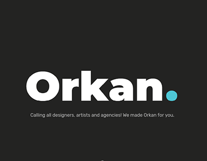 Orkan - A Portfolio Theme Made for Designers, Artists