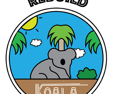 Koala (Australia bushfire sticker)