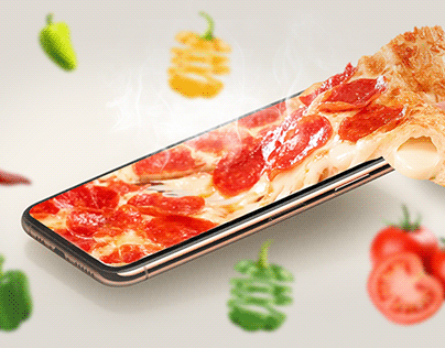 3D Iphone Manipulation Pizza