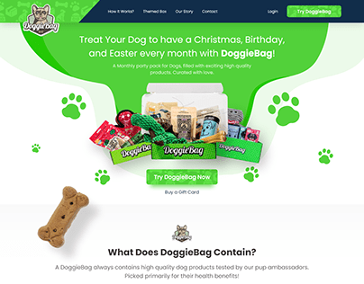 DoggieBag Landing Page
