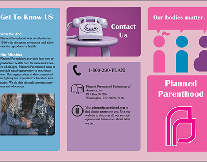 Planned Parenthood Brochure Concept