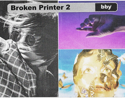 Broken Printer 2 .PSD Template