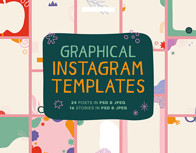 Graphical Instagram Templates