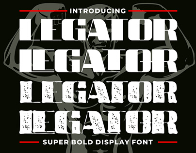 Free Bold Display Font - Legator
