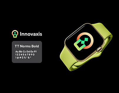 Innovaxis Tech Startup Logo Branding