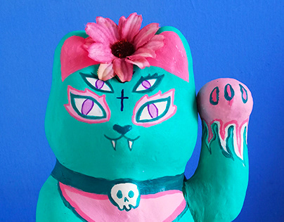 CHINNESE LUCKY CAT MAKEOVER