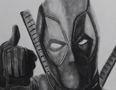 Deadpool Drawing Projects | Photos, videos, logos, illustrations and  branding on Behance