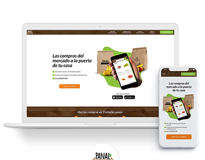 Panal Fresh - Web / Mobile App Design