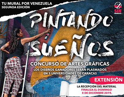 Flyer Tu Mural Por Venezuela Pintando Sueños.