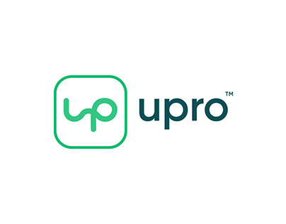 Letter U+P logo
