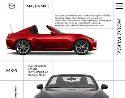 Project thumbnail - Mazda website