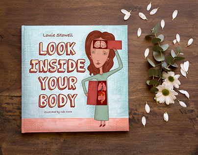 Look Inside Your Body - Book Design Concept Art
