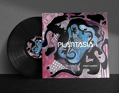 Pochette de vinyle pour "PLANTASIA"