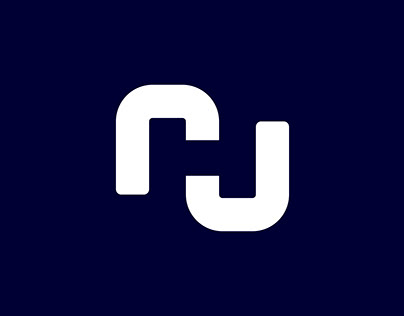 JH Modern letter mark-logo design