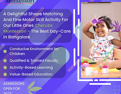 How Cherubs Montessori Daycare in Bangalore Encourages