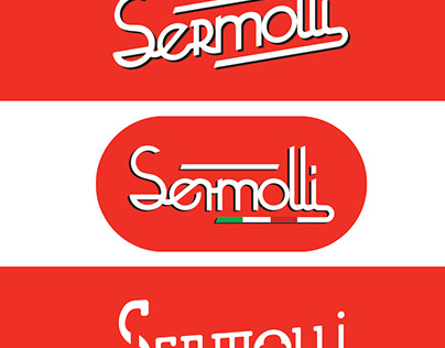 Sermolli coffee logo design