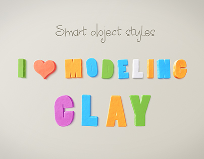 I ♥ Modeling Clay — Smart Object Styles