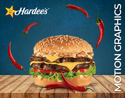 Hardee's Super Star Burger - Motion graphics