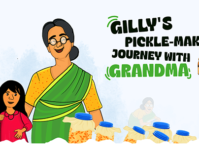 Illustration Of " Gilly's Pickle-Making " journey