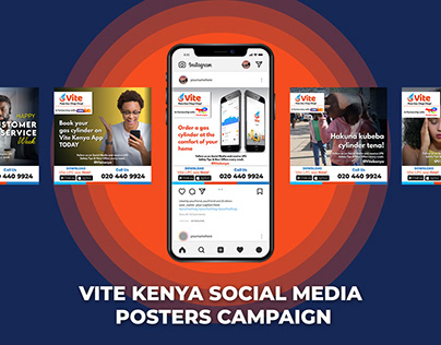 Vite Kenya LPG Social Media Campaign Posters