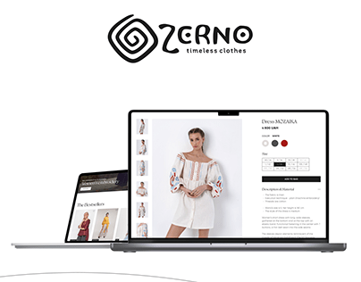 Web Design | Store "Zerno"