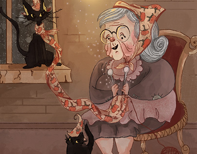Grannies in halloween