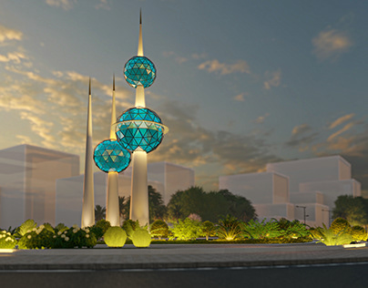 Kuwait Roundabout, Riyadh, KSA