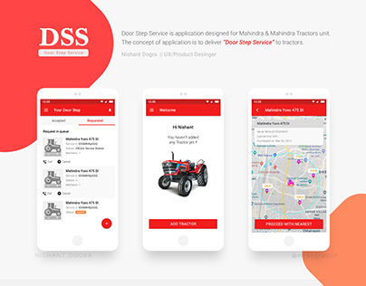 DSS Mahindra | UX & Product Design