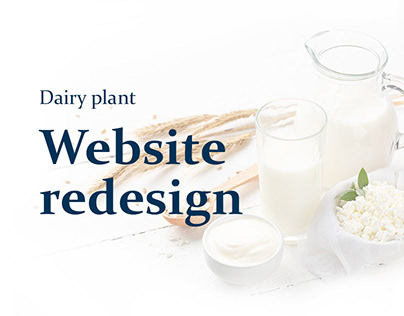 Dairy plant Website redesign