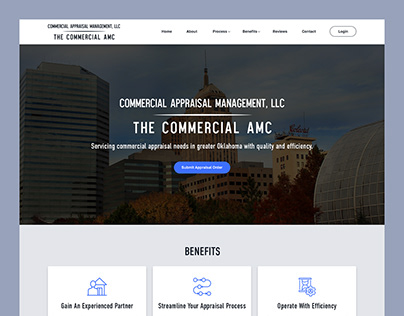 The Commercial AMC // Web Design