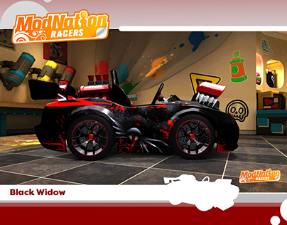 Black Widow - ModNation Racers (Kart Graphic)