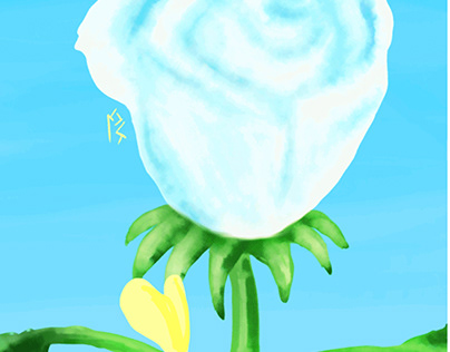 Animated postcard Rose