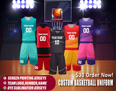 Custom Basketball Uniform Design