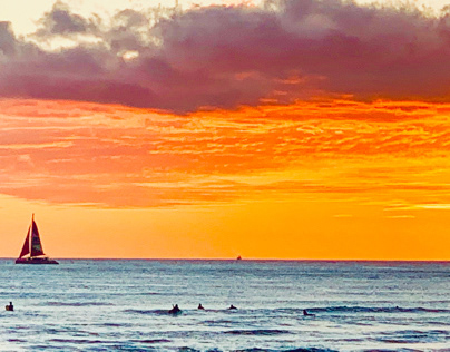 Sunset, Waikiki