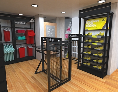 ADIDAS Retail Shops - Design under Guidelines