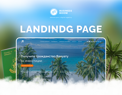 Global Financial Yard | Landing page Design