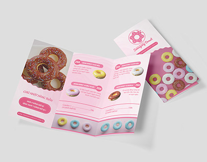 Thiết kế brochure Sweegary Donut