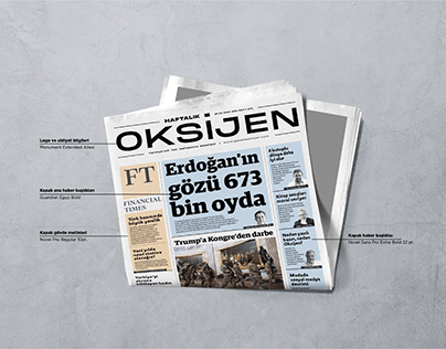 Oksijen Gazetesi Süreli Yayın Tasarımı
