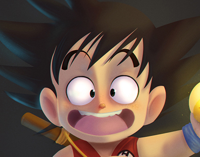 Oi eu sou o Goku! 
LineArt : by Ricardo Lira