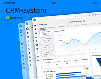 CRM-system for online store | Dashboard