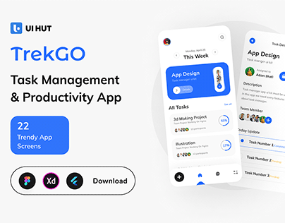 Task Management & Productivity App UI Kit