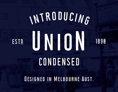 Union Condensed Free Typeface